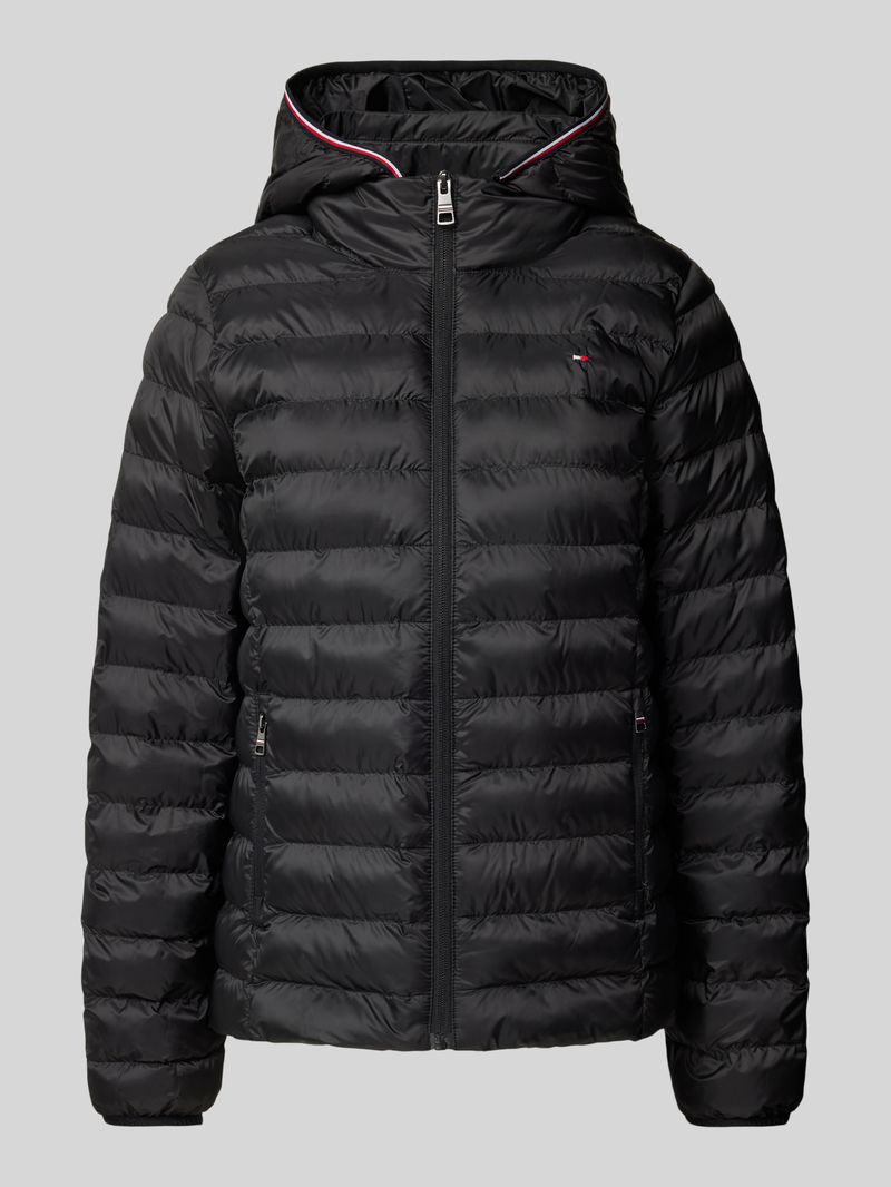 Tommy Hilfiger Gewatteerd jack met labelstitching