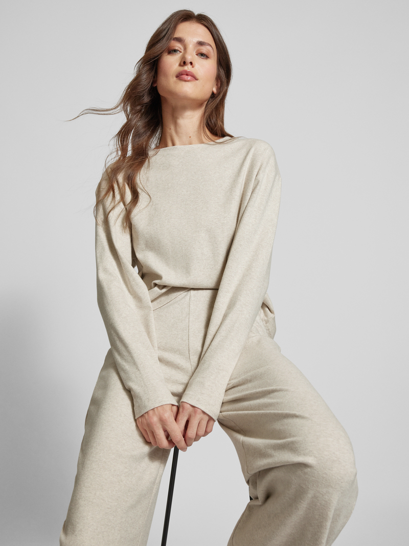 Guess Shirt met lange mouwen en labelapplicatie model 'ELSA'