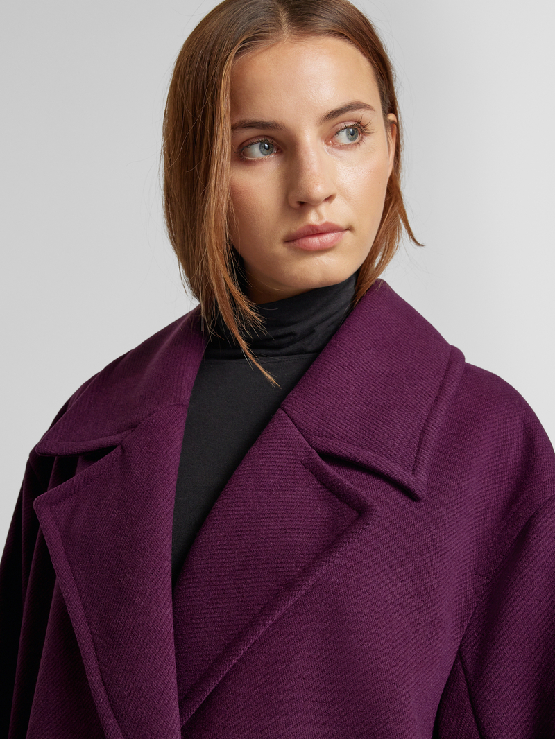 HUGO Lange jas met reverskraag model 'Marola'