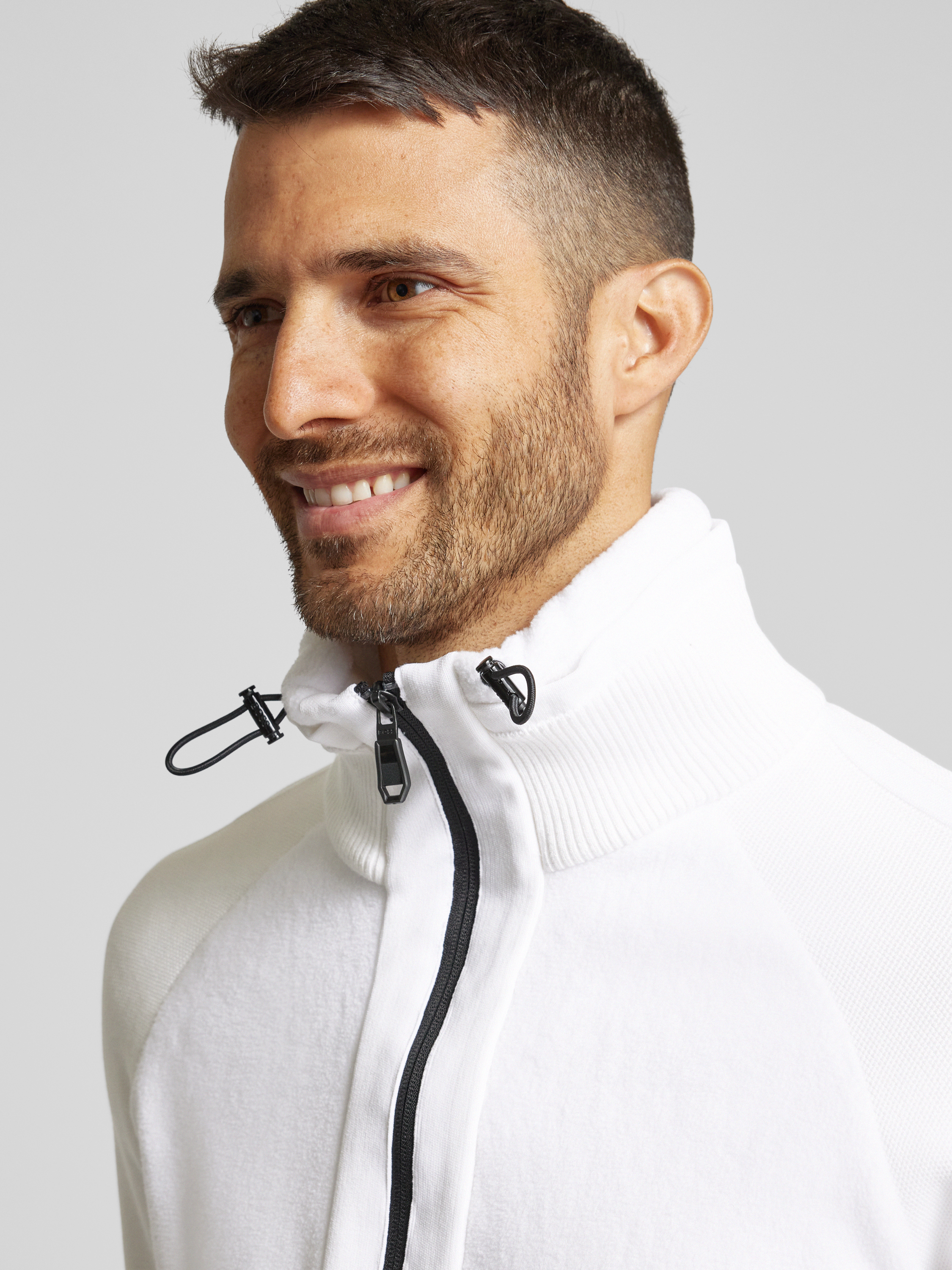 BOSS Green Sweatshirt met opstaande kraag model 'Zartic'