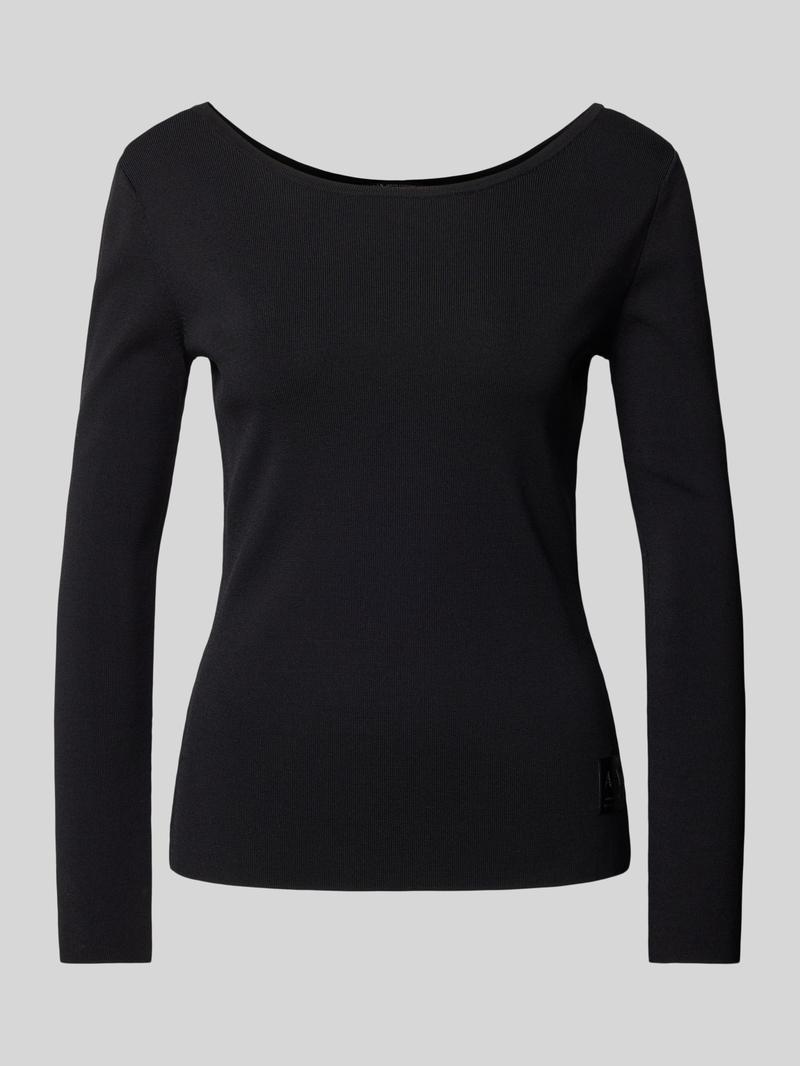 Armani Exchange Shirt met lange mouwen in riblook