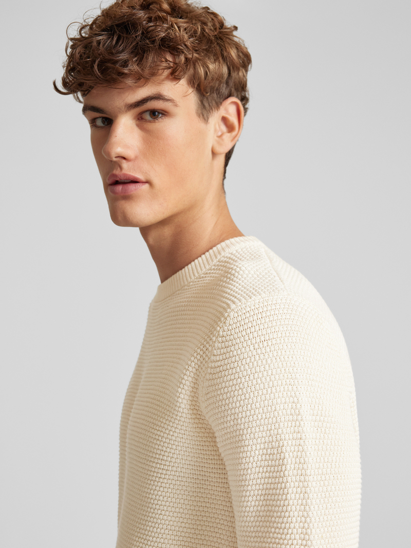 REVIEW Gebreide pullover met ronde hals