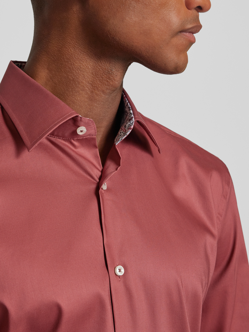 Boss Slim fit zakelijk overhemd met kentkraag model 'Hank'