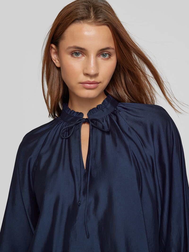Ichi Blouseshirt met druppelvormige hals model 'KARLANI'
