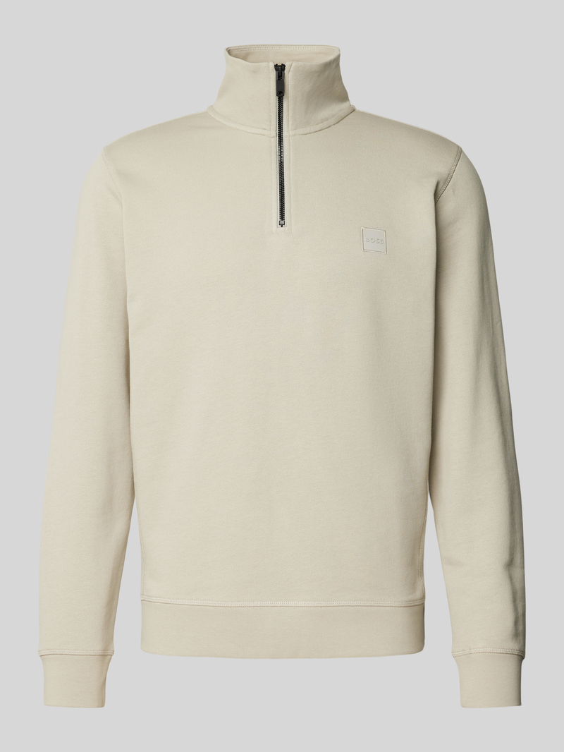 Boss Orange Sweatshirt met opstaande kraag model 'Zertrust'