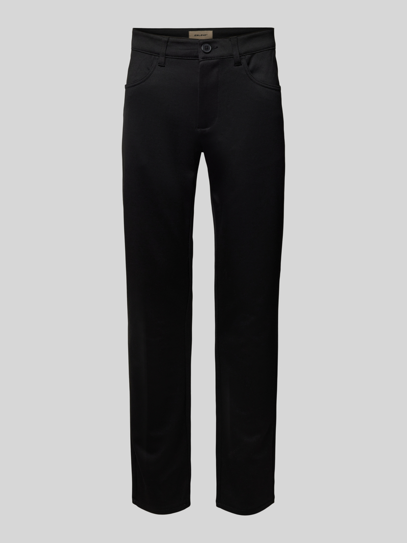 Blend Slim fit stoffen broek met steekzakken model 'Morgan'