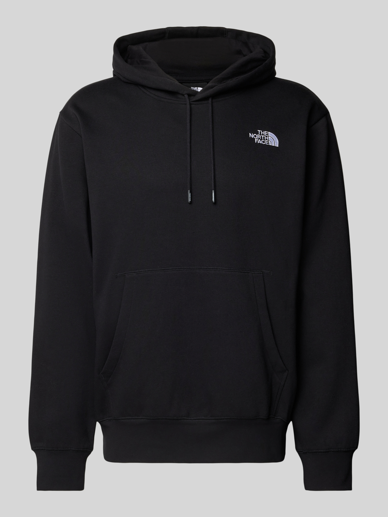 The North Face Hoodie met labelstitching model 'ESSENTIAL'