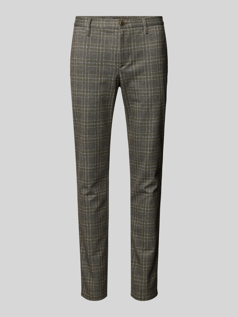 Alberto Stoffen broek met Franse steekzakken model 'ROB'