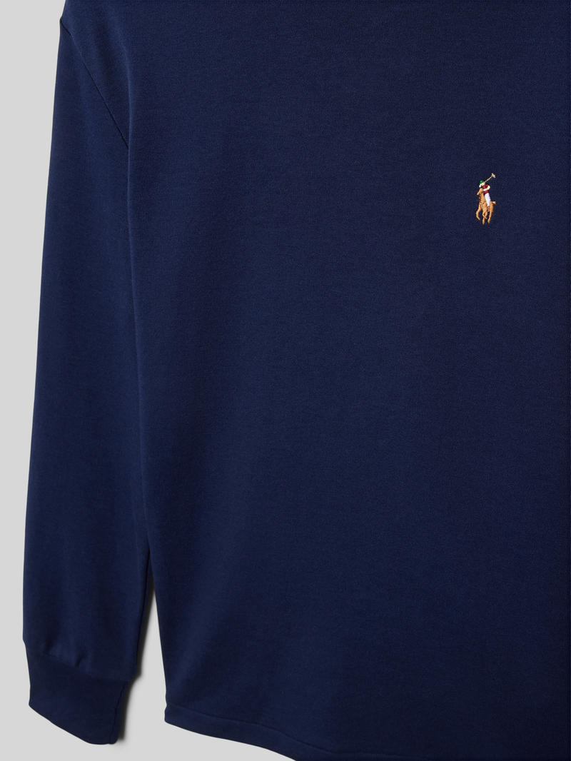 Polo Ralph Lauren Teens Shirt met lange mouwen en labelstitching