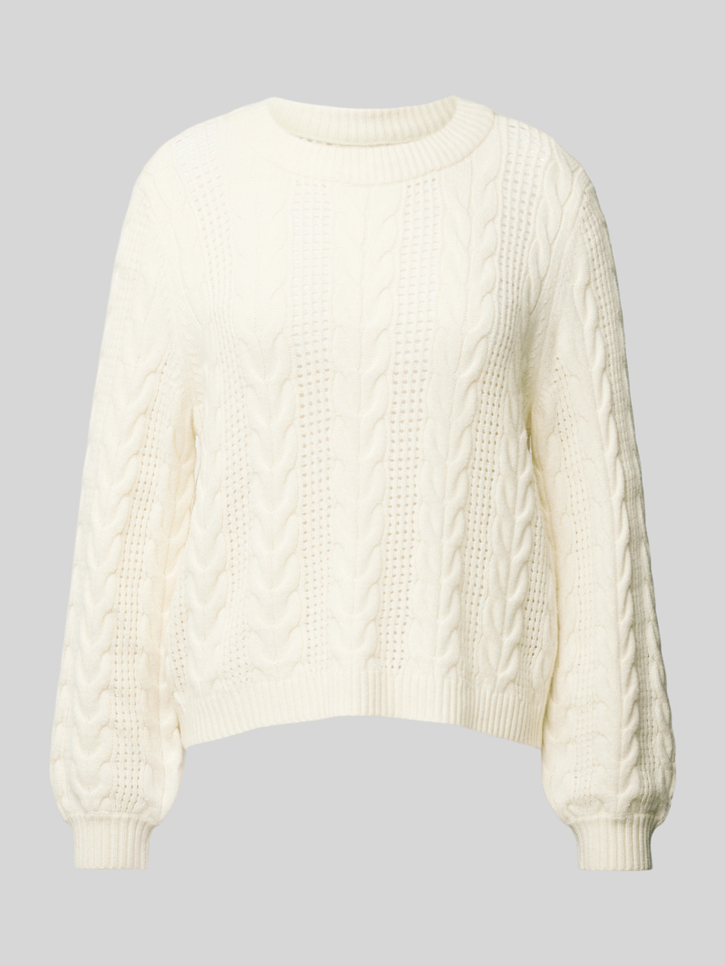 Only Gebreide pullover met ronde hals model 'RUBINA'