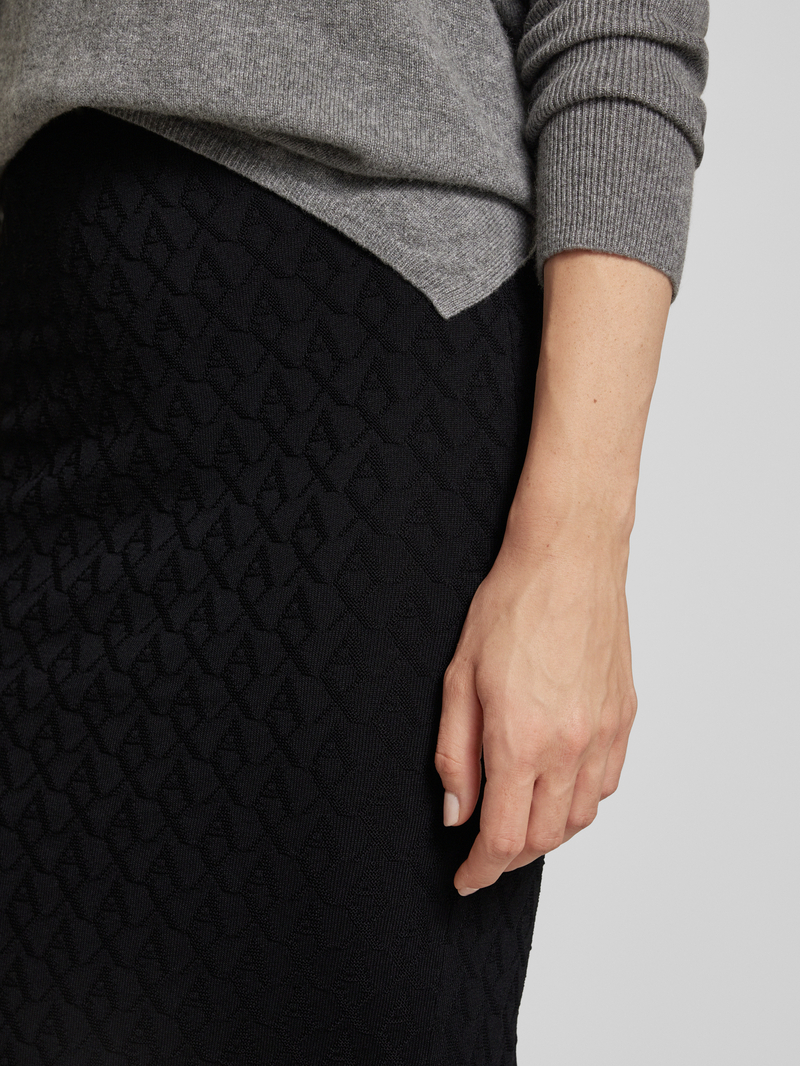 Armani Exchange Gebreide rok met elastische band
