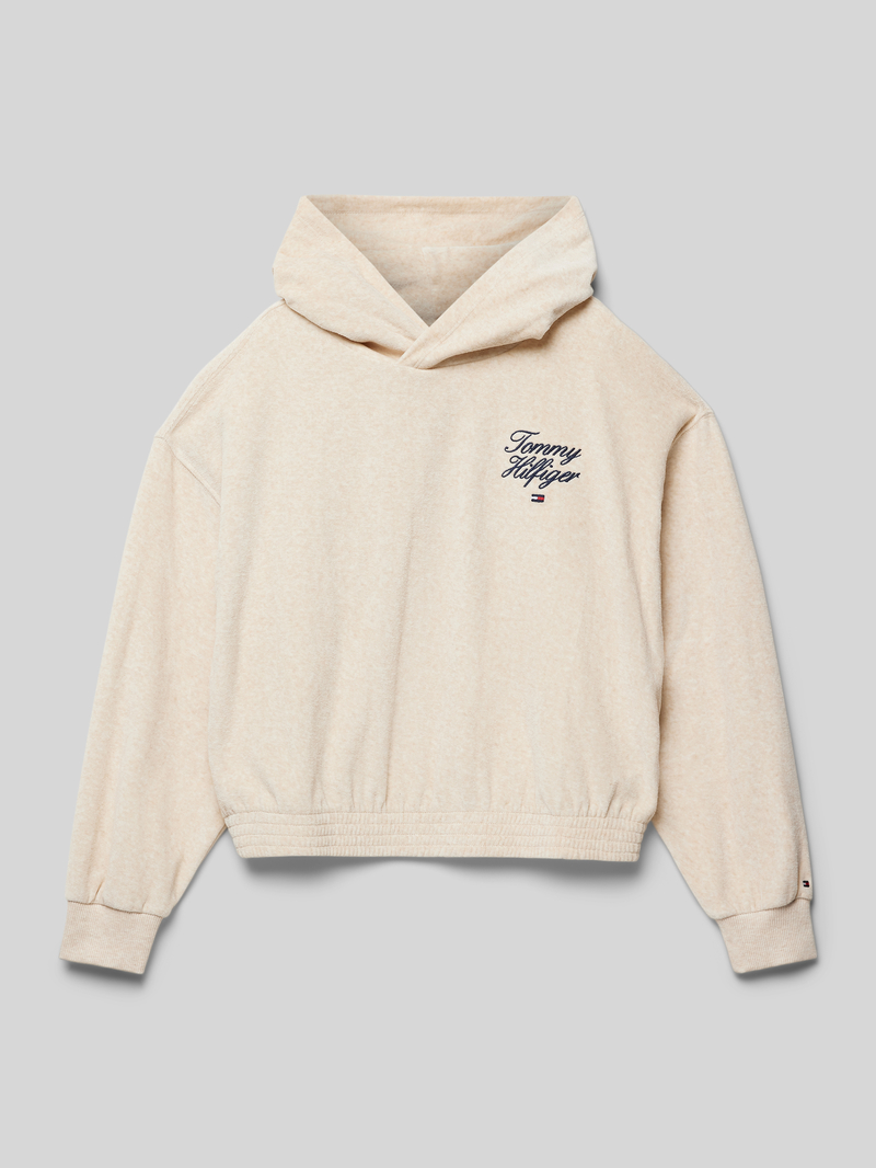 Tommy Hilfiger Teens Hoodie met logostitching model 'SCRIPT'