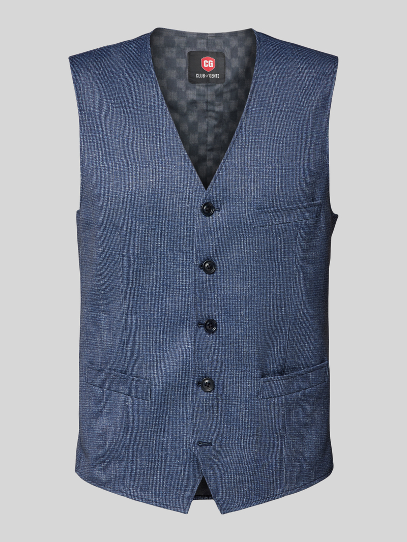 CG Club of Gents Gilet met strookzak model 'Mosley'