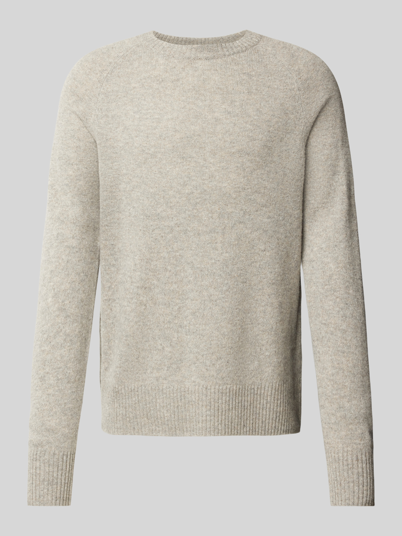 CK Calvin Klein Gebreide pullover van wol met deelnaden model 'LUXURY'