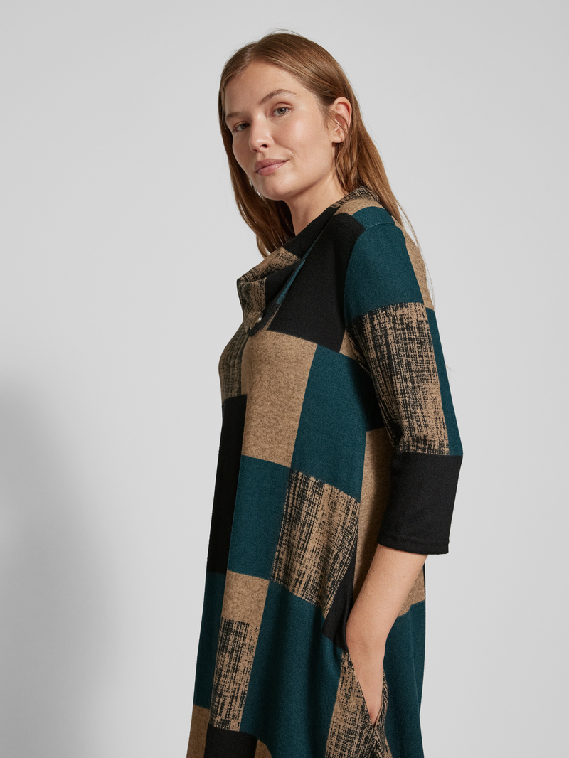 Apricot Mini-jurk met knoopdetail