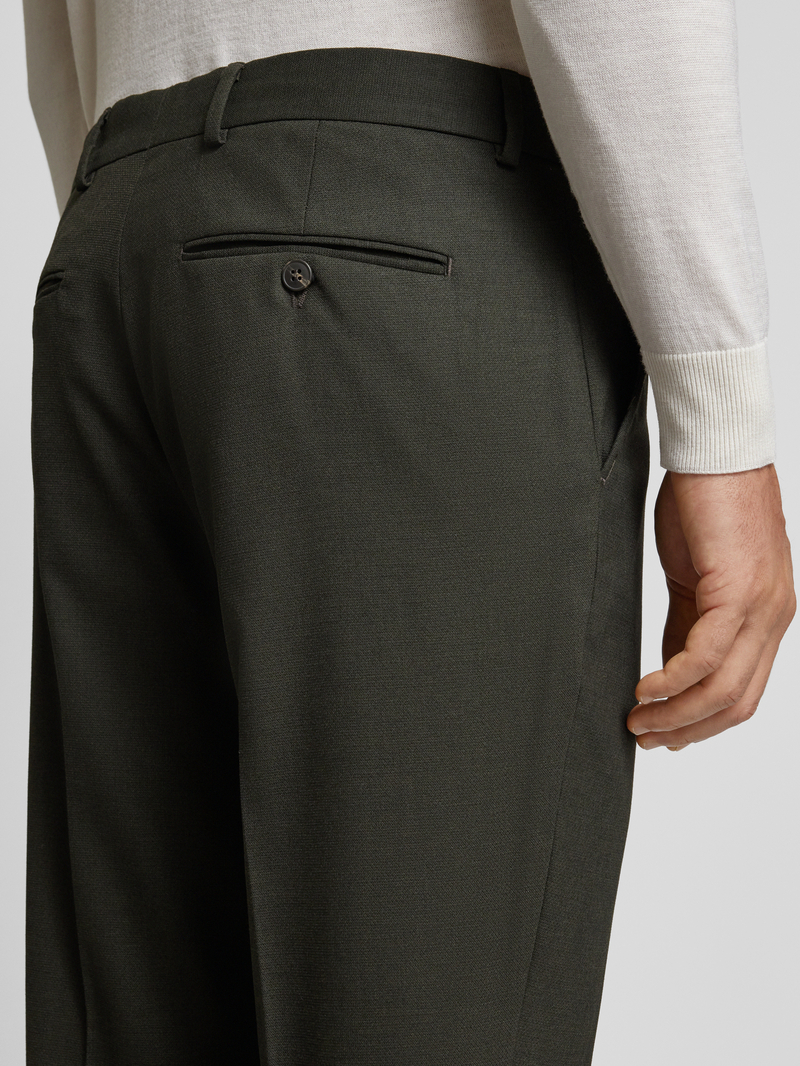 Selected Homme Slim fit stoffen broek met persplooien model 'NEIL'