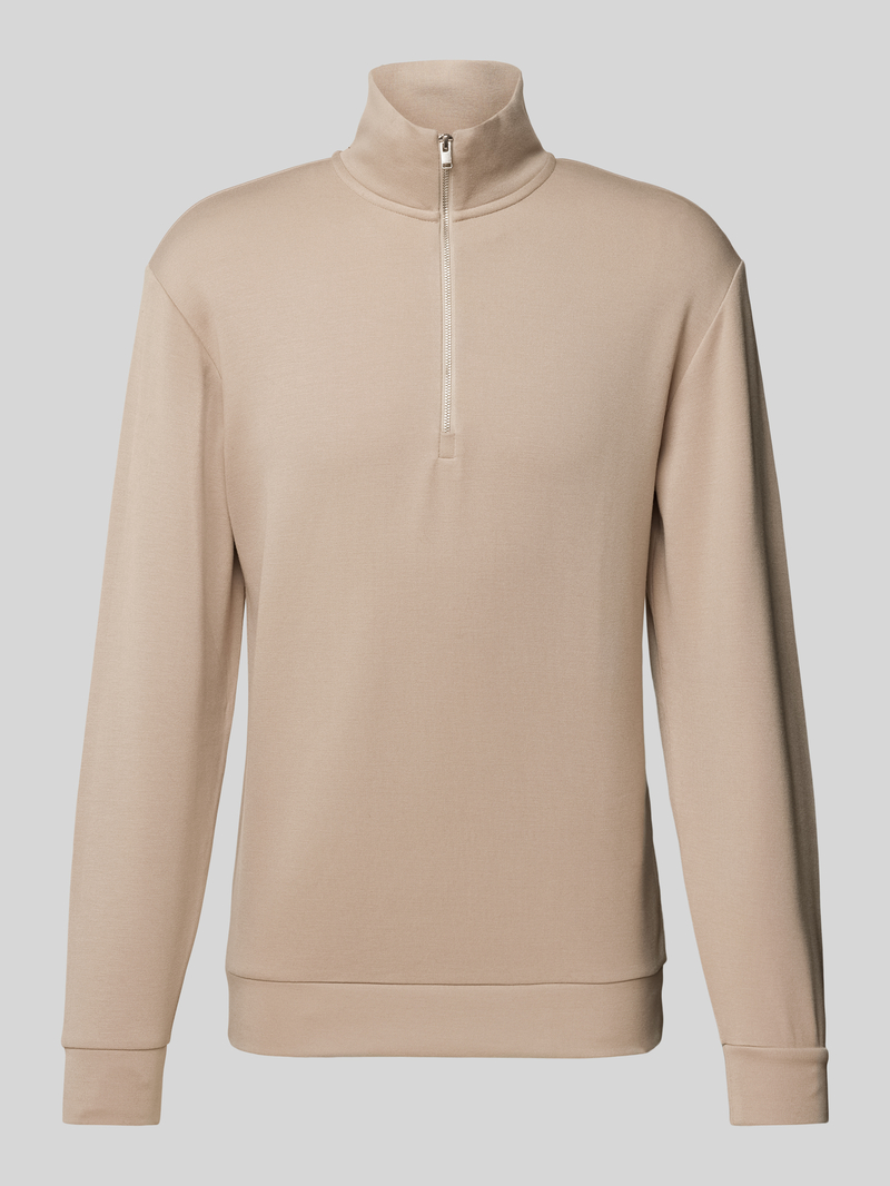 Selected Homme Sweatshirt met schipperskraag model 'MANUEL'
