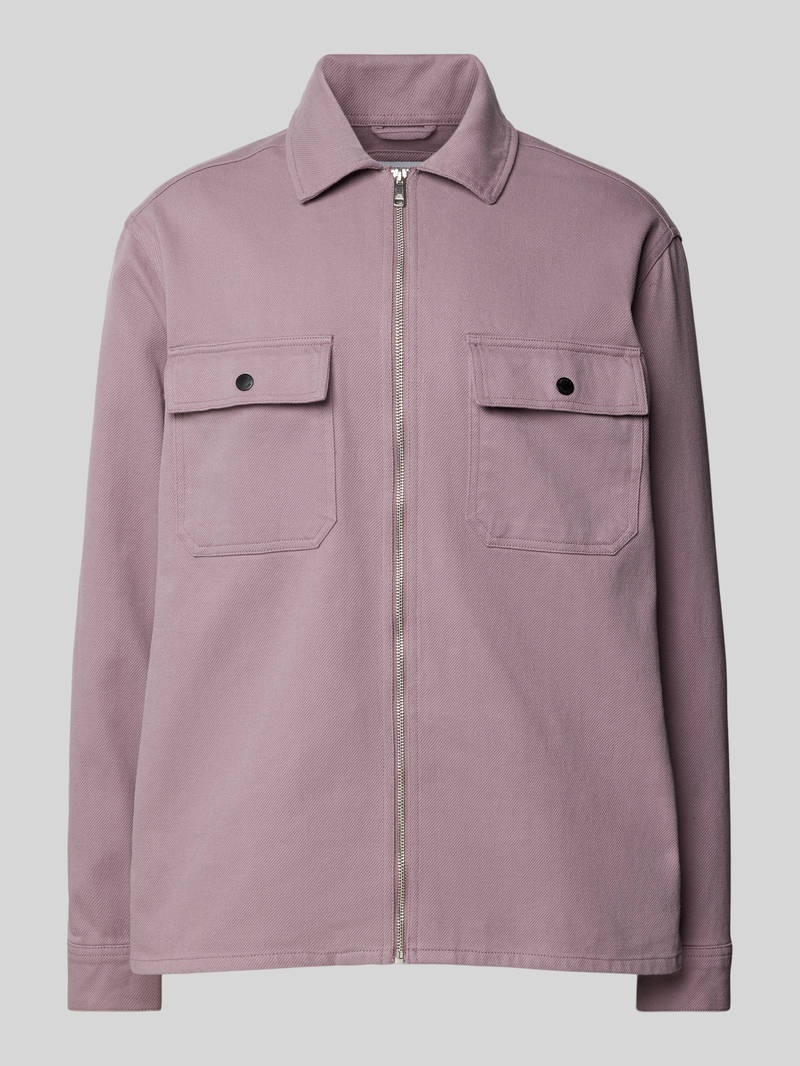 Only & Sons Relaxed fit overhemdjack met kentkraag model 'STEAM'