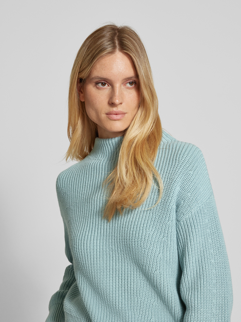 Opus Gebreide pullover met ribboorden model 'Pufamo'
