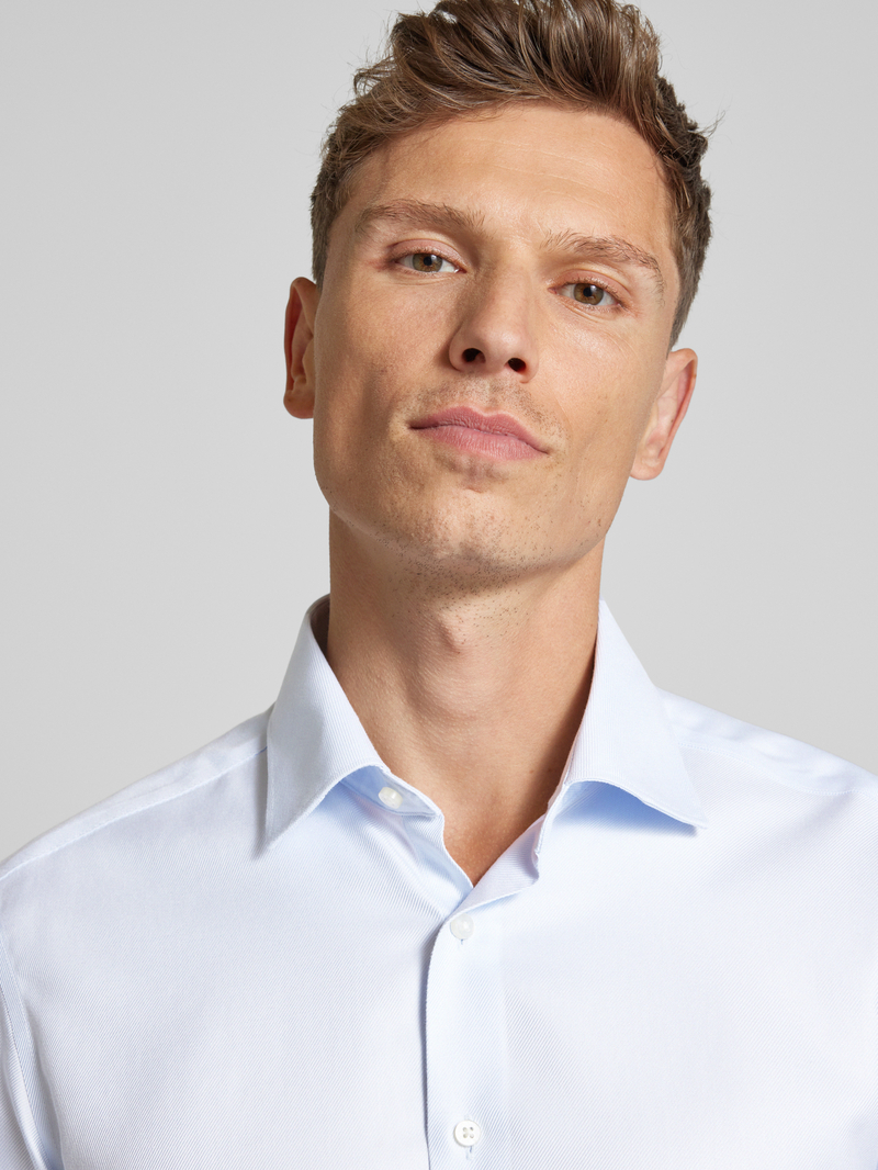 Eterna Slim fit zakelijk overhemd met kentkraag
