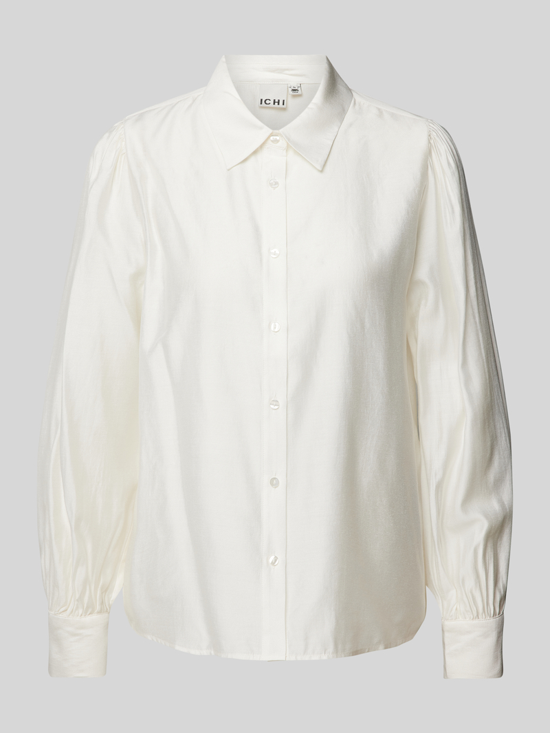 Ichi Regular fit blouse met platte kraag model 'KARLANI'