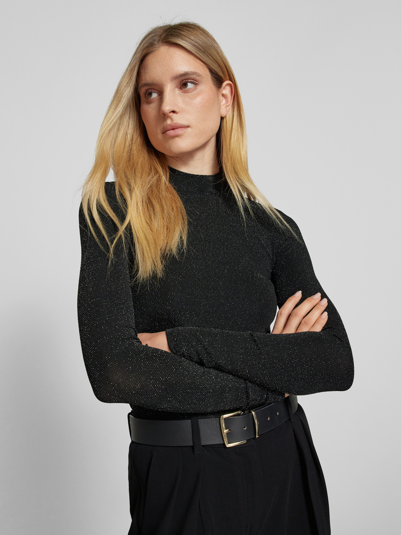 Jake*s Casual Shirt met lange mouwen en opstaande kraag