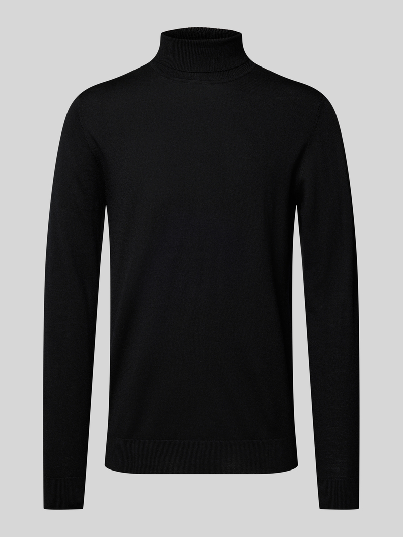 Profuomo Gebreide pullover met ribboorden