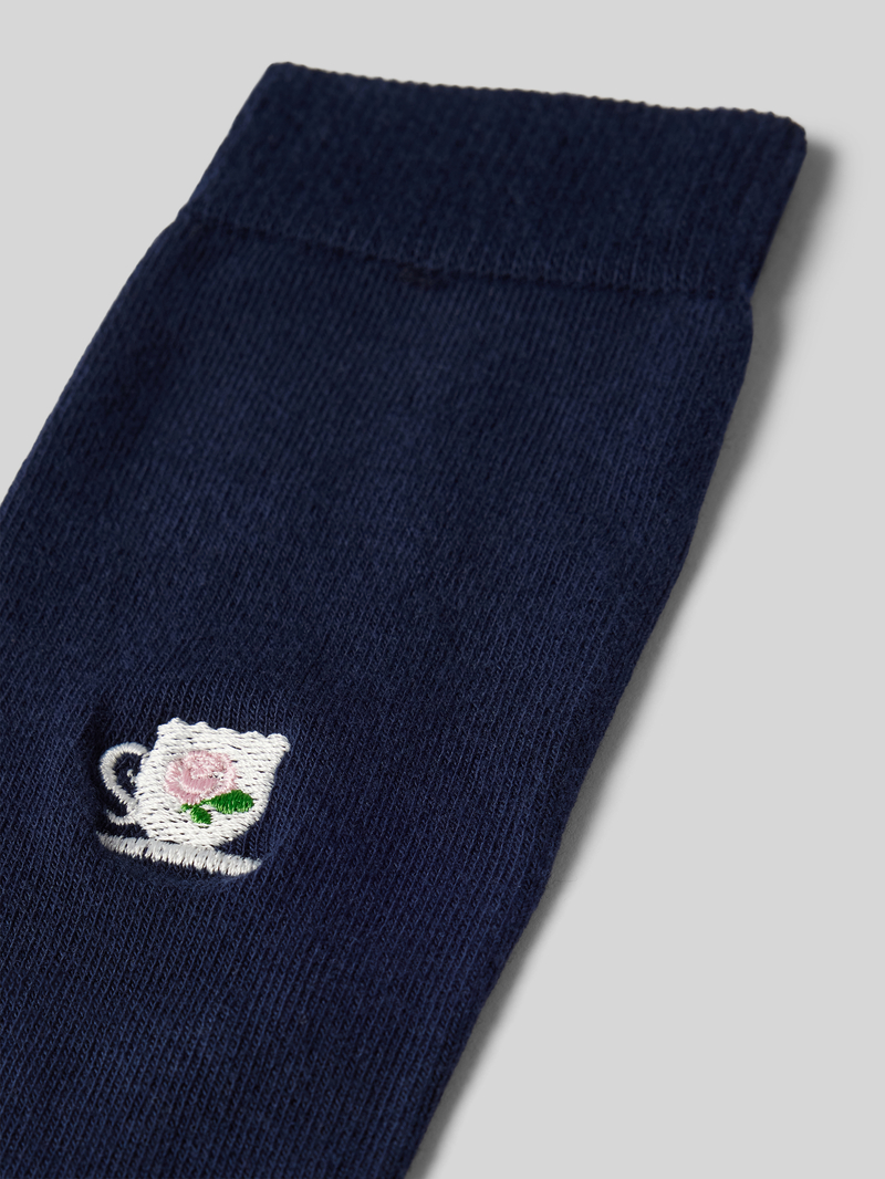 Burlington Sokken met labeldetail model 'BRIT'