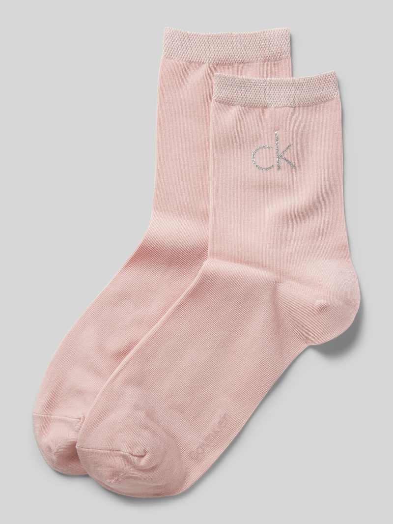 CK Calvin Klein Sokken met labelprint in een set van 2 paar