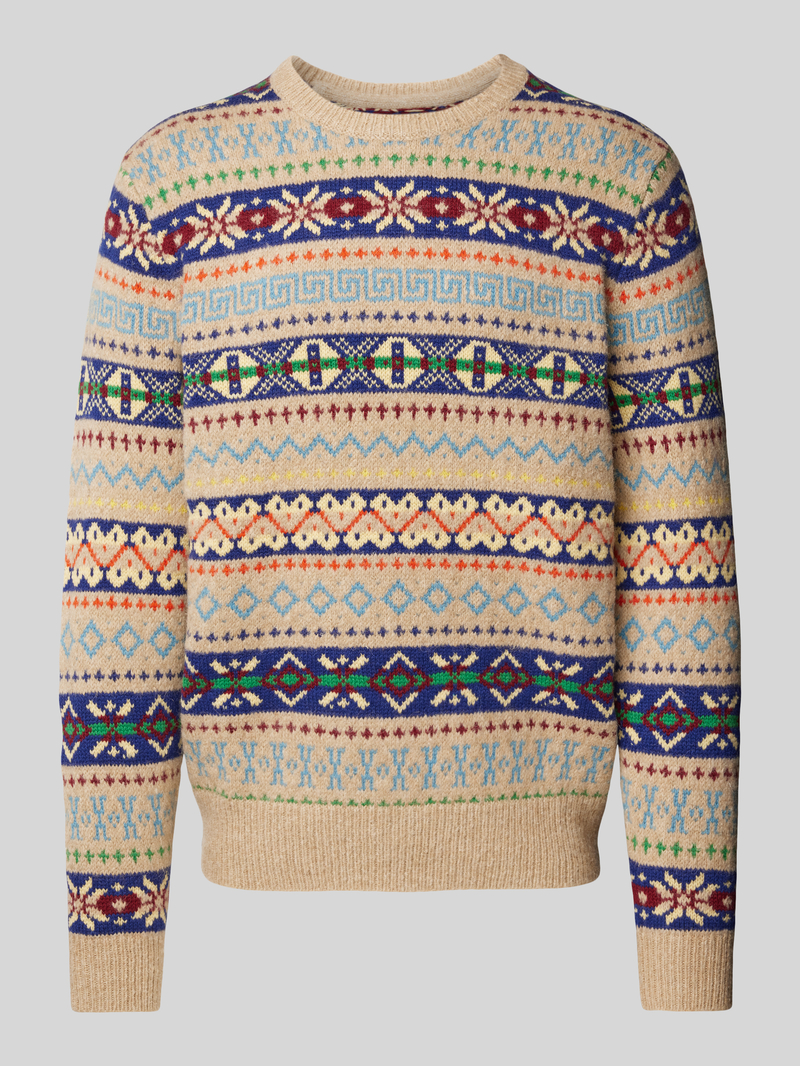 Polo Ralph Lauren Wollen pullover met ronde hals model 'FAIRISLE'
