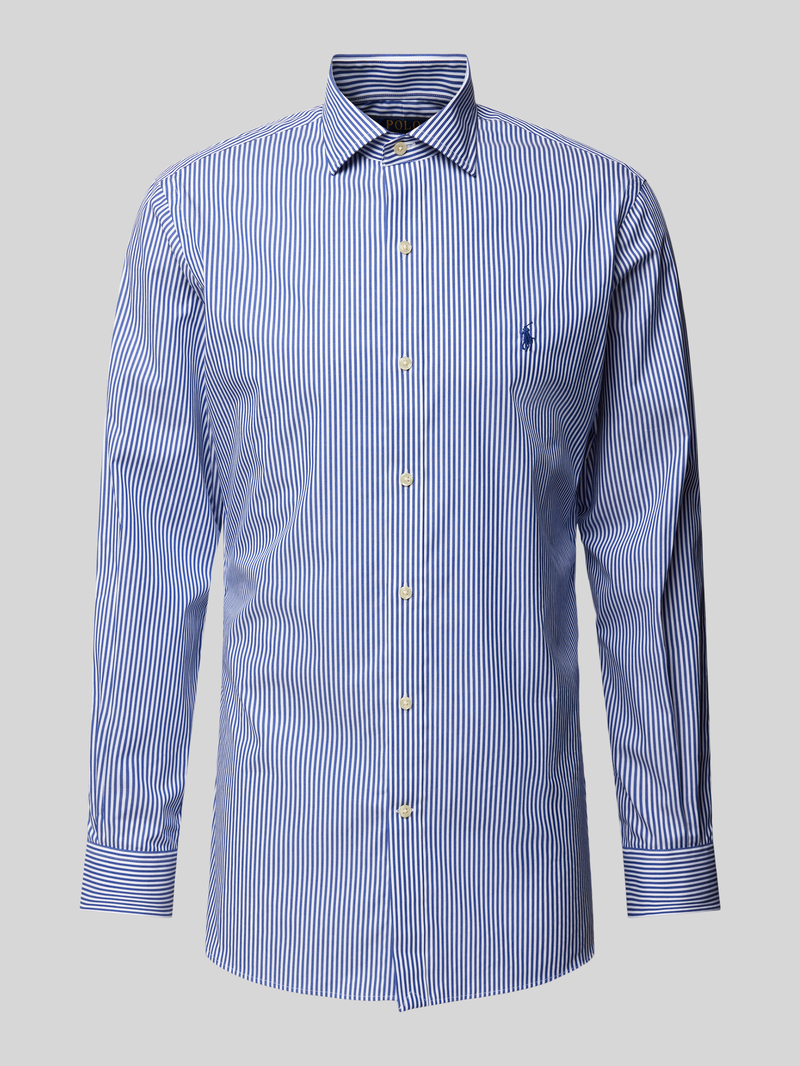 Polo Ralph Lauren Slim fit zakelijk overhemd met logostitching