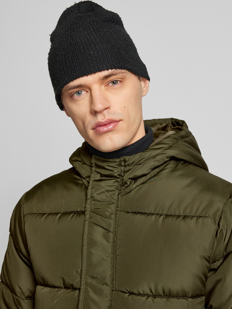 Blend Gewatteerd jack met labelpatch