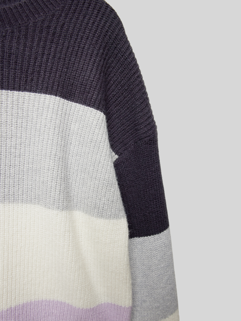 Tom Tailor Korte gebreide pullover met colour blocking