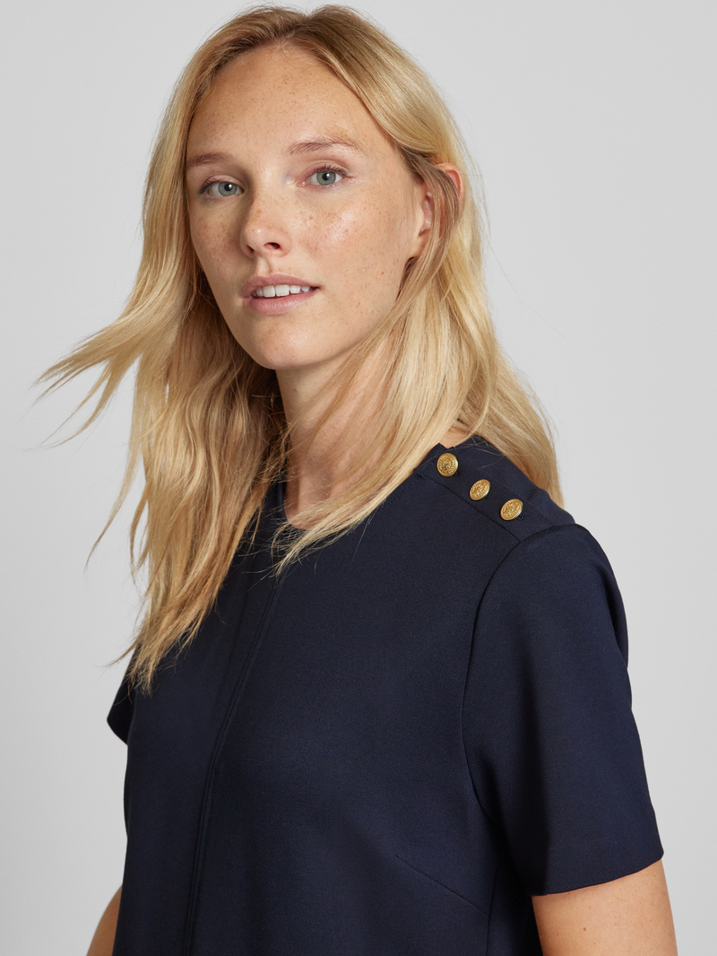 Tommy Hilfiger Mini-jurk met labeldetails model 'PUNTO'