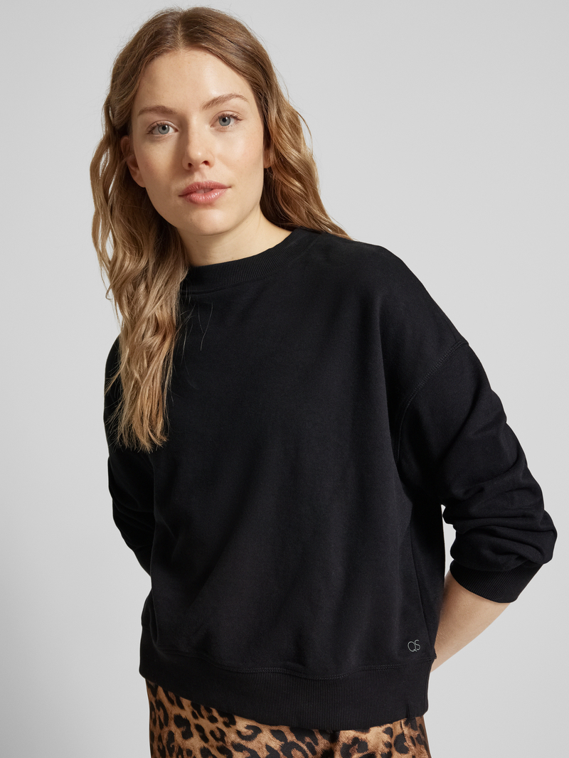 QS Sweatshirt met ronde hals