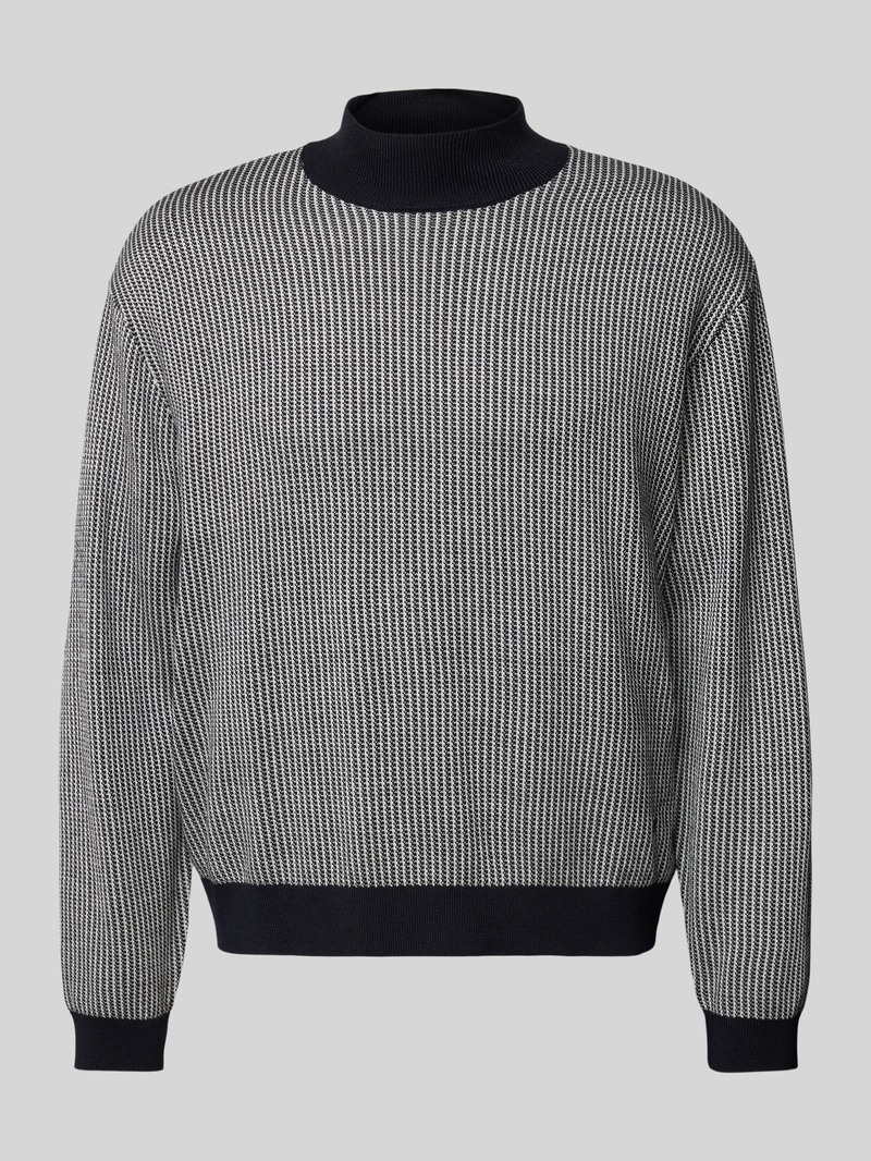 Emporio Armani Gebreide pullover met ribboorden