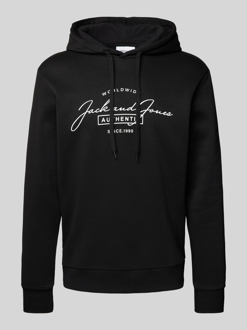 jack & jones Hoodie met labelprint model 'FERRIS'