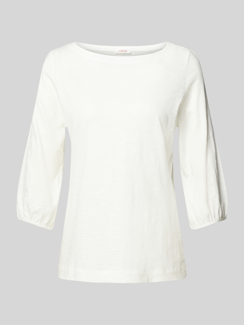 S.Oliver RED LABEL T-shirt met ronde hals en 3/4-mouwen