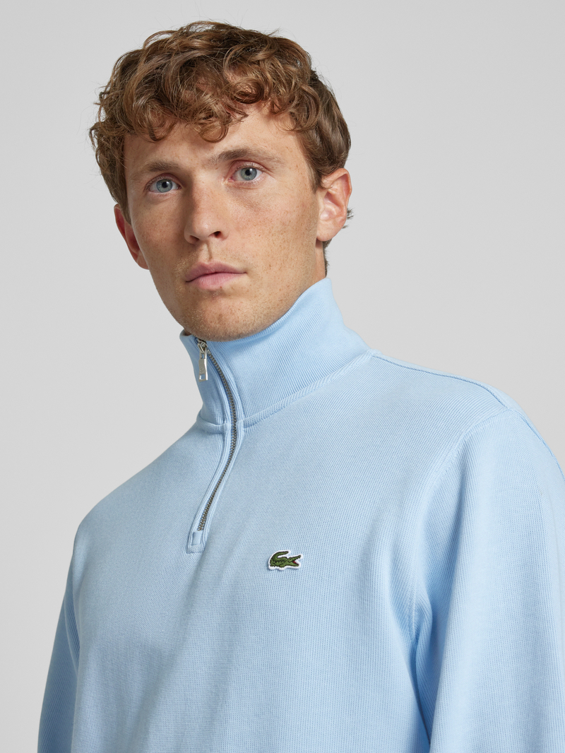 Lacoste Gebreide pullover met opstaande kraag