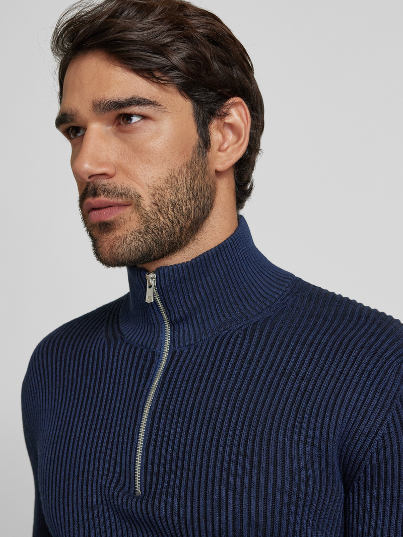 Jack & Jones Premium Gebreide pullover met schipperskraag model 'RBLALIAM'