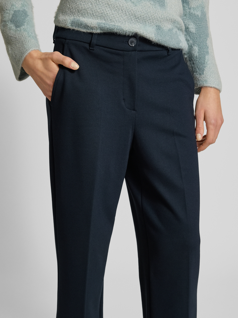 Opus Stoffen broek met bandplooien model 'Morella'