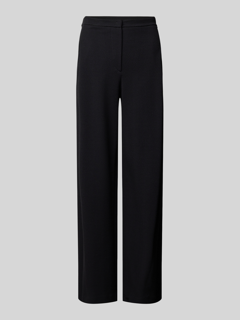 Emporio Armani Wide leg pantalon met structuurmotief