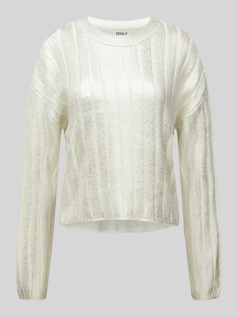 Only Comfort fit gebreide pullover in metallic look model 'Kama'