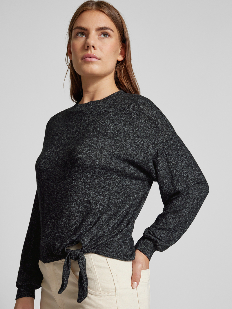 Tom Tailor Denim Regular fit shirt met lange mouwen met extra brede schouders en knoopdetail