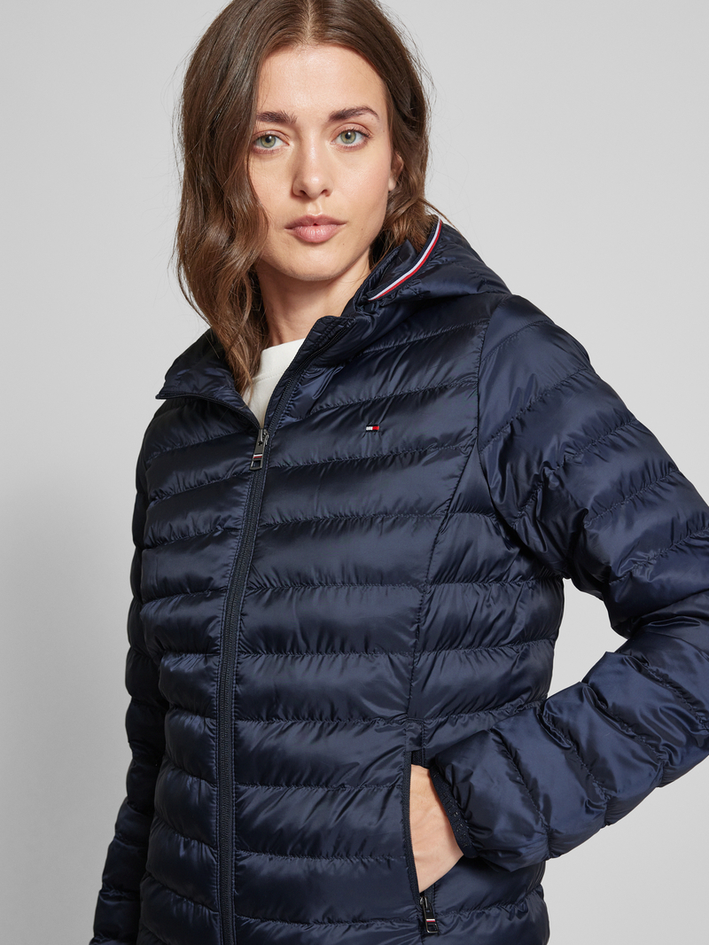 Tommy Hilfiger Gewatteerd jack met labelstitching
