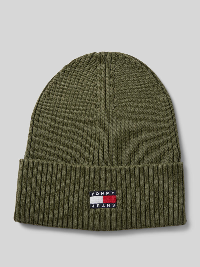 Tommy Jeans Gebreide muts met labelstitching model 'HERITAGE CORE'