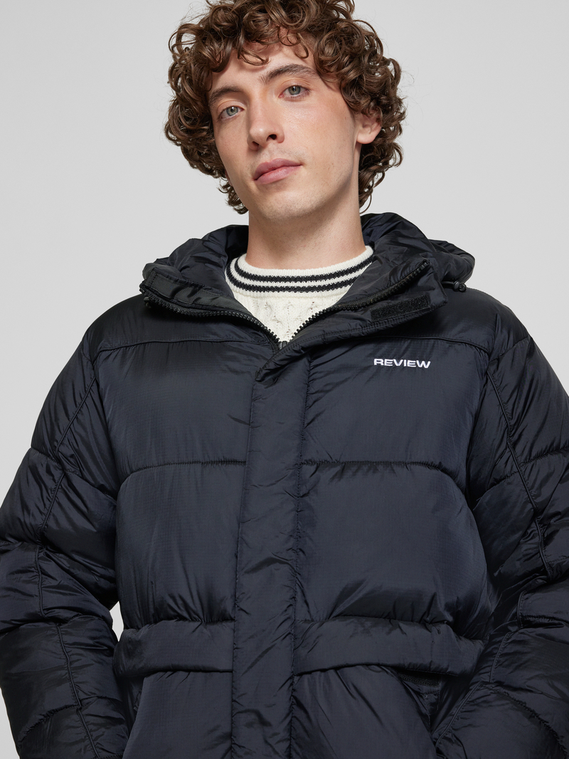 REVIEW Gewatteerd jack met capuchon