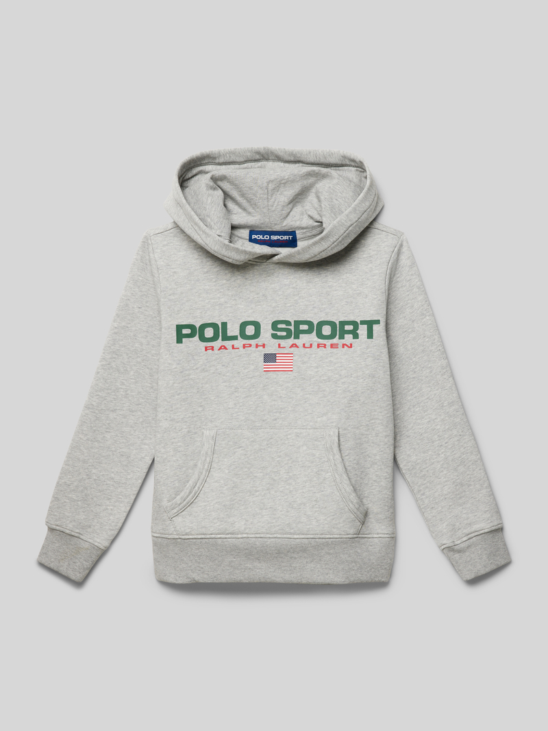 Polo Sport Hoodie met labelprint