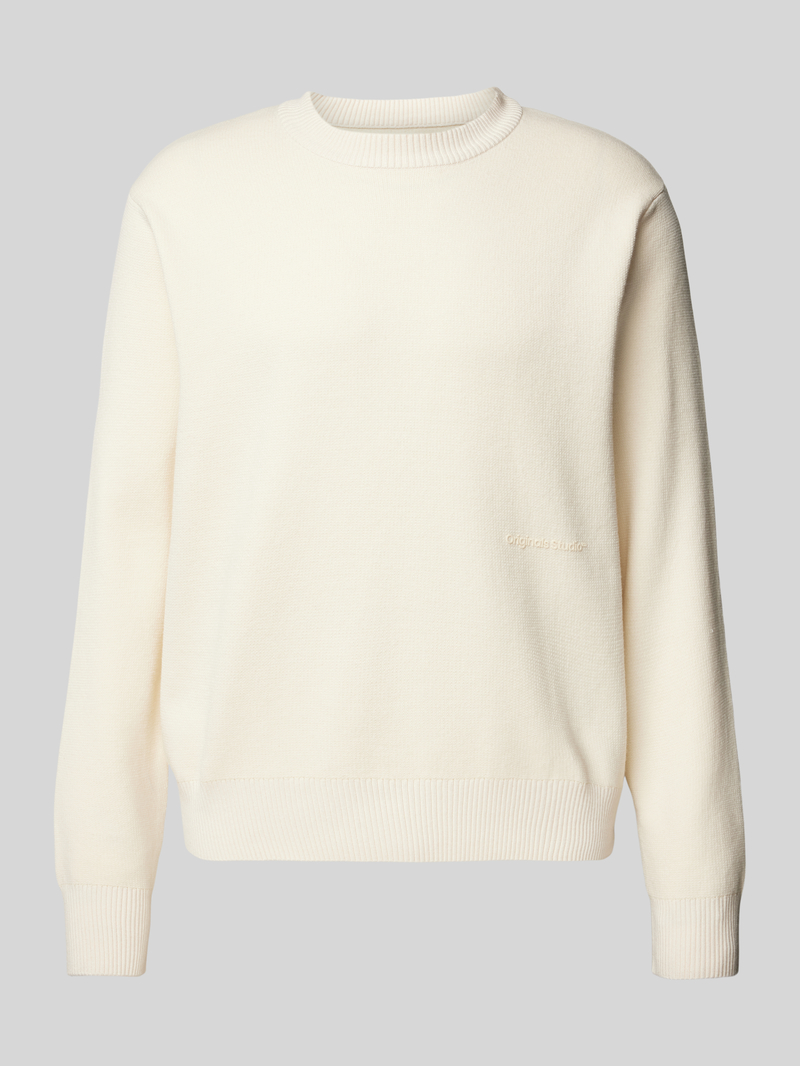 Jack & jones Gebreide pullover met labelprint, model 'VESTERBRO'