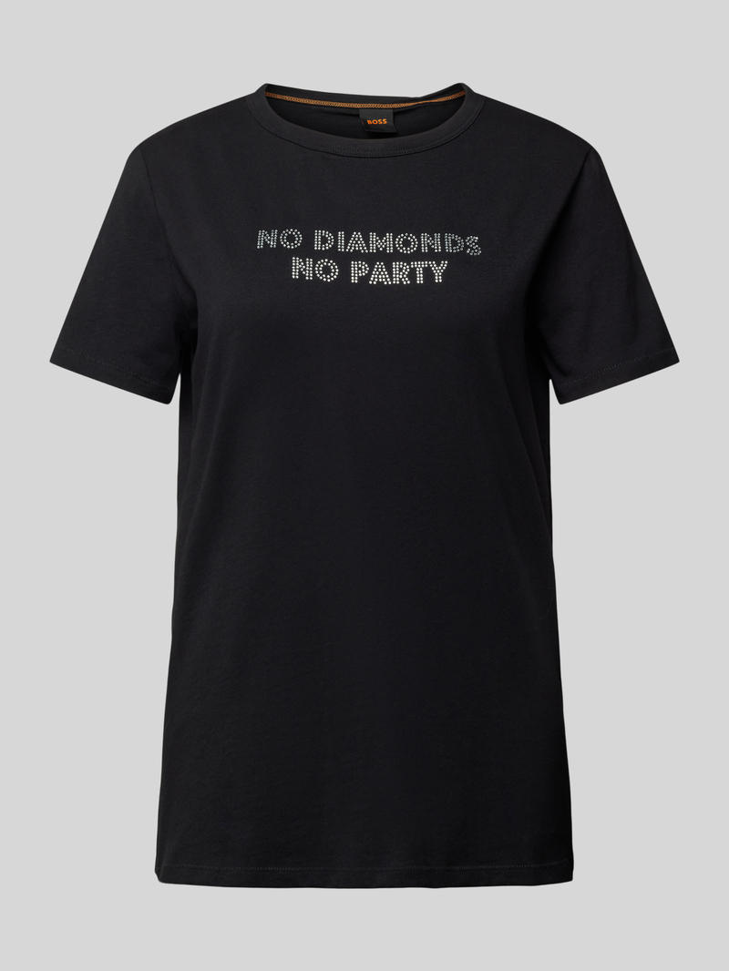 Boss Orange T-shirt met labeldetail